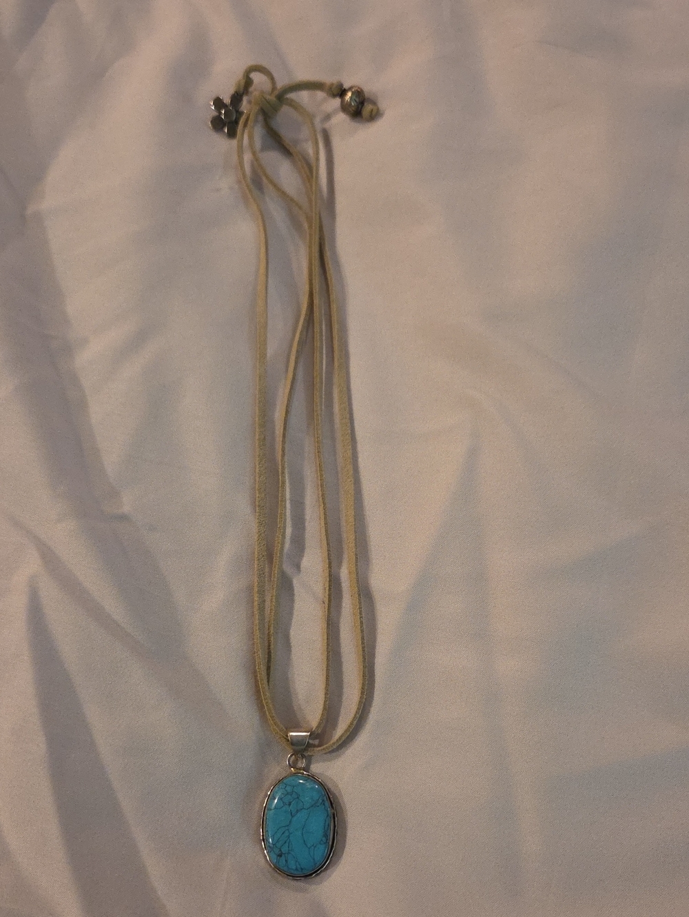 Turquoise Oval Pendant Necklace - Women Jewelry -